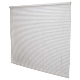 Simple Spaces PVCMB-15A Blind, 64 in L, 47 in W, Vinyl, White