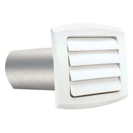 DUNDAS JAFINE ProVent Professional BLH6WZW Exhaust Hood, 6 in Duct, Polypropylene Hood, White Hood