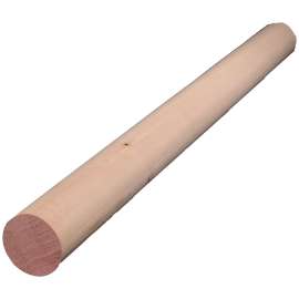 ALEXANDRIA Moulding 02521-R0048C1 Dowel, 1-1/2 in Dia, 48 in L, Hardwood, Pink