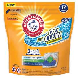 ARM & HAMMER 94206 Laundry Detergent, 17 Pack