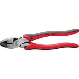 GB GCP-3400 Plier and Crimping Tool, 9-1/2 in OAL, Gripper Handle