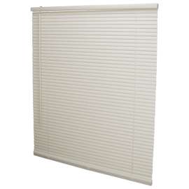 Simple Spaces PVCMB-9AA Blind, 64 in L, 34 in W, Vinyl, Alabaster