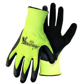 BOSS 8412L-3 Gloves, L, Latex, Fluorescent