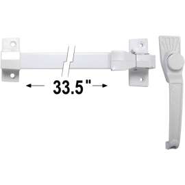Ideal Security VP Series SK4390W Touch Bar Latch Set, 2 in Thick Door, For: 36 in W Out-Swinging Doors