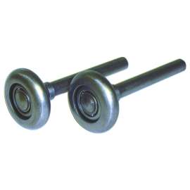 Ideal Security SK7121 Door Roller, Ball Bearing, Steel, Silver, For: Standard 2 in Tracks on Most Residential Doors