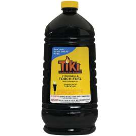 TIKI 1216151 Citronella Torch Fuel, Lemongrass, 128 oz Bottle