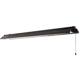 Metalux 4SHP4040PB Shop Light, 120 V, 40 W, LED Lamp, 4153 Lumens Lumens, 4000 K Color Temp, Black, Suspended Mounting