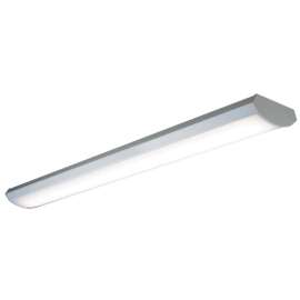 Metalux WPLD Series 4WPLD4040C Linear Wraparound Fixture, 0.35 A, 120/277 V, 38 W, LED Lamp, 4000 Lumens