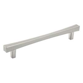 Richelieu BP7227160195 Drawer Pull, 7-7/8 in L Handle, 1-1/4 in Projection, Metal, Brushed Nickel