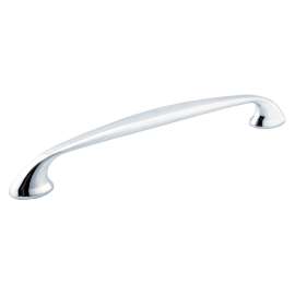 Richelieu BP7226192140 Drawer Pull, 8-3/4 in L Handle, 1-1/4 in Projection, Metal, Chrome