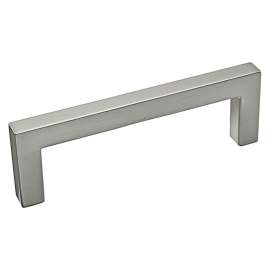 Richelieu DP87396195 Cabinet Pull, 4-3/16 in L Handle, 1-3/8 in Projection, Metal, Brushed Nickel