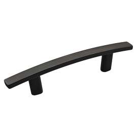 Richelieu DP65076BORB Cabinet Pull, 5-5/16 in L Handle, 7/16 in H Handle, 1-1/16 in Projection, Metal, Oil-Rubbed Bronze