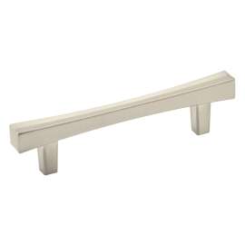 Richelieu BP722796195 Cabinet Pull, 5-11/32 in L Handle, 1-1/4 in Projection, Metal, Brushed Nickel