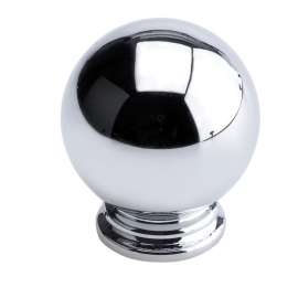 Richelieu BP878930140 Cabinet Knob, 1-3/8 in Projection, Metal, Chrome-Plated