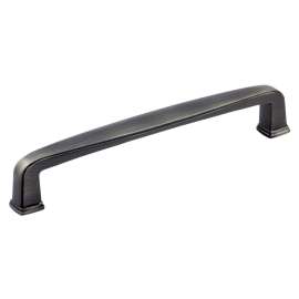 Richelieu BP810128143 Cabinet Pull, 5-1/2 in L Handle, 5/8 in H Handle, 1-3/32 in Projection, Metal, Antique Nickel