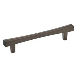 Richelieu BP7227128HBRZ Cabinet Pull, 6-5/8 in L Handle, 1/2 in H Handle, 1-1/4 in Projection, Metal, Honey Bronze