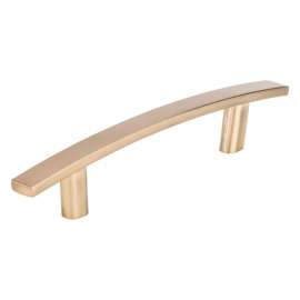 Richelieu BP65096CHBRZ Cabinet Pull, 6-7/32 in L Handle, 7/16 in H Handle, 1-5/32 in Projection, Metal, Champagne Bronze