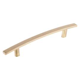 Richelieu BP650128CHBRZ Cabinet Pull, 7-25/32 in L Handle, 7/16 in H Handle, 1-7/32 in Projection, Metal