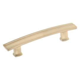 Richelieu BP707096CHBRZ Drawer Pull, 5-19/32 in L Handle, 1-3/16 in Projection, Metal, Champagne Bronze