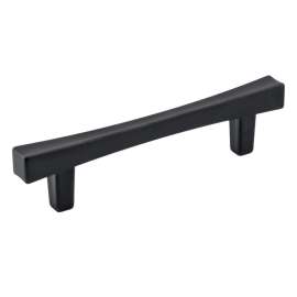 Richelieu BP722796900 Cabinet Pull, 5-11/32 in L Handle, 1/2 in H Handle, 1-1/4 in Projection, Metal, Matte