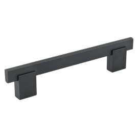 Richelieu BP905128900 Cabinet Pull, 6-5/16 in L Handle, 1-11/32 in Projection, Aluminum/Metal, Matte