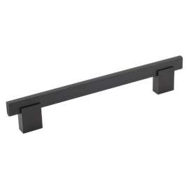 Richelieu BP905160900 Cabinet Pull, 7-9/16 in L Handle, 1-11/32 in Projection, Aluminum/Metal, Matte
