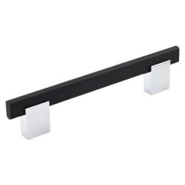 Richelieu BP905128140900 Cabinet Pull, 6-5/16 in L Handle, 7/16 in H Handle, 1-11/3 in Projection, Aluminum/Metal