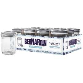 BERNARDIN 20250 Mason Jar, 250 mL Capacity