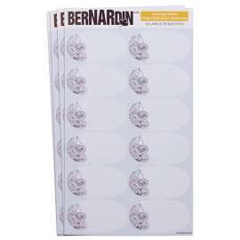 BERNARDIN 1880 Canning Label, 2-1/16 in L, 1-1/8 in W, White Background