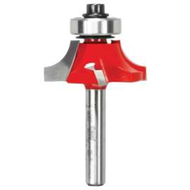 Freud 34-110 Router Bit, 1-1/8 in Dia Cutter, 2-3/16 in OAL, 1/4 in Dia Shank, 4-Cutter, Carbide