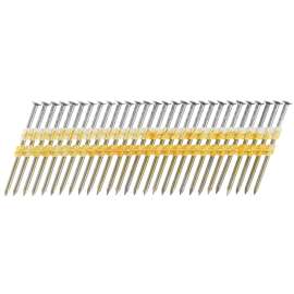 SENCO KD29APBSN Collated Nail, 3-1/2 in L, Steel, Bright Basic, Full Round Head, Smooth Shank