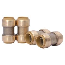 RELIANCE WORLDWIDE U016LFA4 Pipe Coupling, 3/4 in, 200 psi Pressure