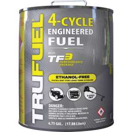 TRUFUEL 6527214 Fuel, Liquid, Hydrocarbon, Clear, 4.75 gal Can