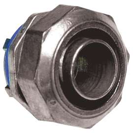 HUBBELL LTZ050R1 Straight Liquidtight Connector, 1/2 in, Zinc