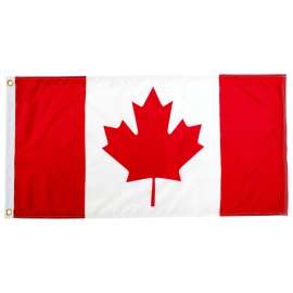 Flying Colors 34-007236Q 72INX3 Canada Flag, 36 in W, 72 in H, Polyester