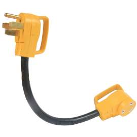 PowerGrip 55173 Dogbone Adapter, 30 A Female, 50 A Male, 125 V, Male, Female