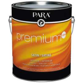 PARA Premium Zero 9020 9025-16 Interior Paint, Satin, 1 gal