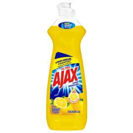 Ajax 144630 Dish Soap, 14 oz, Liquid, Lemon, Yellow