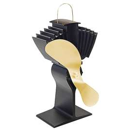 Ecofan 812AMBBX Stove Fan, 175 cfm Air, Gold