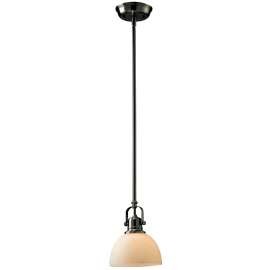 Canarm Rowan Series IPL177B01BN Pendant, 100 W, 1-Lamp, Steel Fixture, Brushed Nickel Fixture