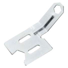 Onward 1421WR Bi-Fold Door Aligner, Zinc, For: Folding Doors