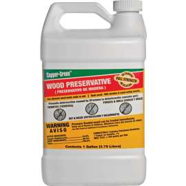 GREEN PRODUCTS COPPER 1 Wood Preservative, Brown, Liquid, 1 gal, Can