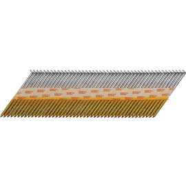 SENCO KC27ASBX Collated Nail, 3 in L, Steel, Galvanized, Clipped Head, Smooth Shank
