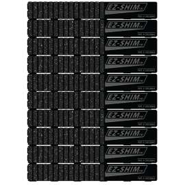 EZ SHIM ETC2 Shim, 7.9 in L, 1.19 in W, 0.06 to 0.33 in Thick, Plastic, Black