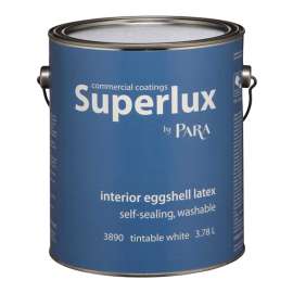PARA Superlux 3800 3895-16 Interior Paint, Eggshell, 1 gal