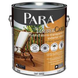 PARA TIMBERCARE 2535 2535-16 Exterior Hybrid Stain, Flat Semi-Transparent, Liquid, 1 gal