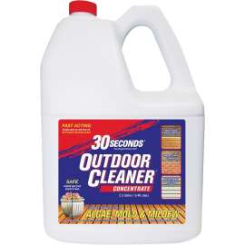30 SECONDS 2.5G30S Outdoor Cleaner, 2.5 gal Bottle, Liquid, Light Yellow
