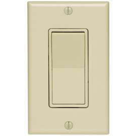 Decora C25-05673-02I Switch Wallplate, Ivory