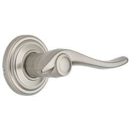 Weiser Avalon Series 9GLA120-050 Half Dummy Lock, 2-3/8 to 2-3/4 in Backset, Satin Nickel