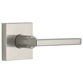 Weiser Halifax Series 9SPSL1010-012 Passage Lever, 4-15/32 in L Lever, Satin Nickel